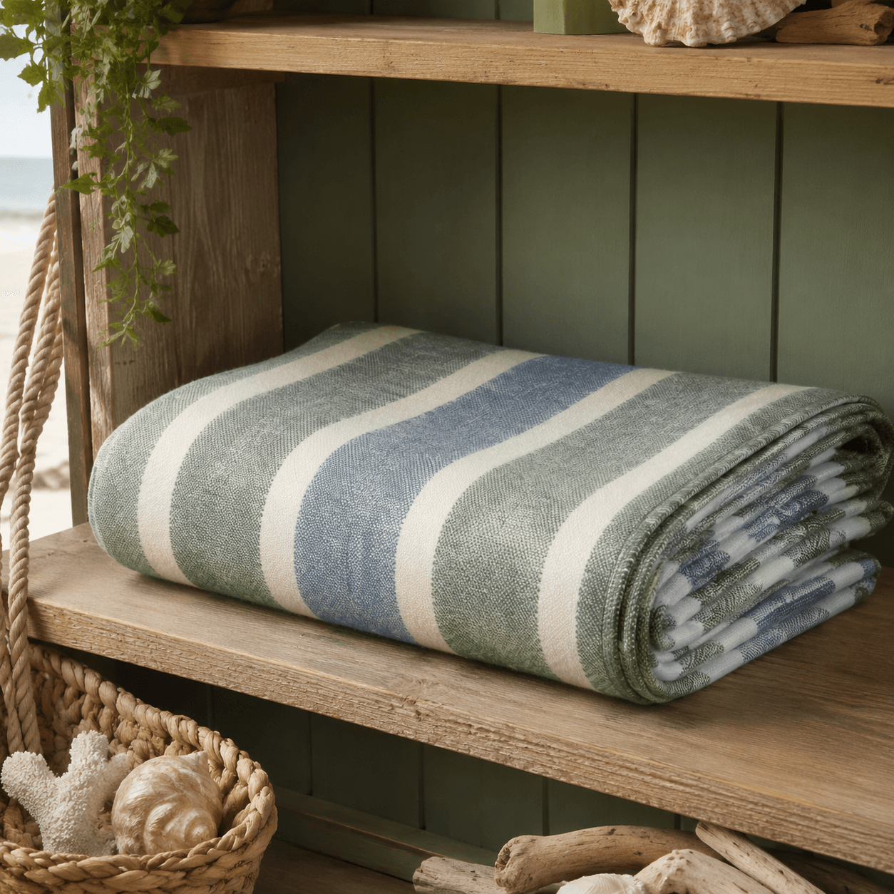 Coastal Blanket Throw