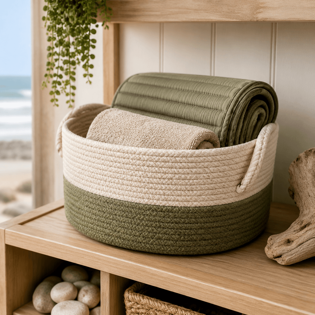 Rope Handle Basket